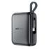ACEFAST M23 Power Bank 10000mAh Built-In Dual Cables 22.5W Fast Charging Portable Charger - Black